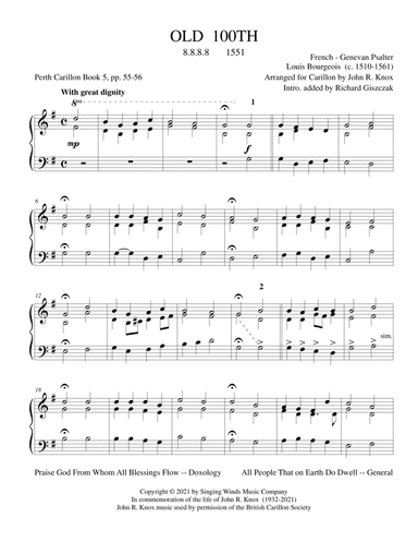 OLD 100TH (arr. John R. Knox & Richard Giszczak)