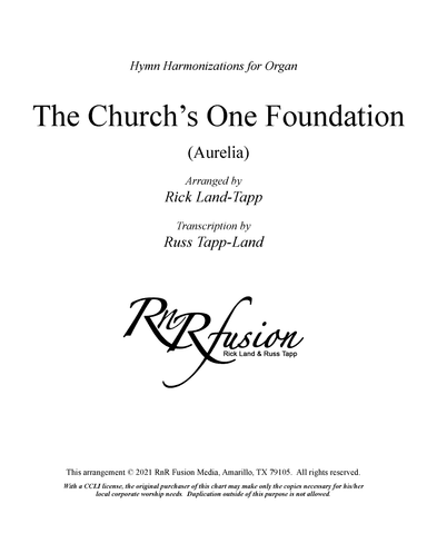 The Church's One Foundation - Easter Hymn Harmonization for Organ (arr. Rick Land)