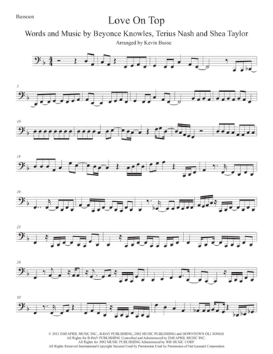 Love On Top (arr. Kevin Busse)