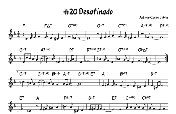 Desafinado (arr. John Fries)