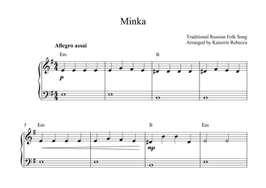 Minka (arr. Kaiserin Rebecca)