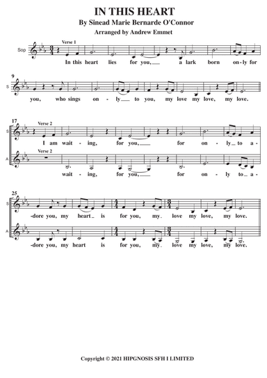 In This Heart (arr. Andrew Emmet)