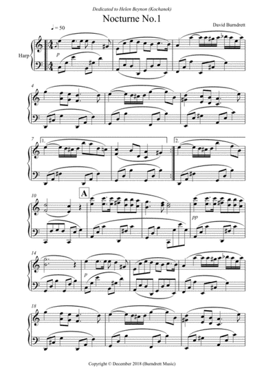 Nocturne No.1 for Harp Solo
