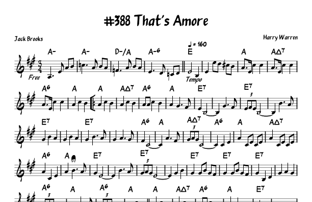 Thats Amore (arr. John Fries)
