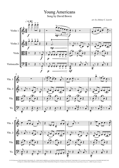 Young Americans (arr. Johnny C. Leavitt)
