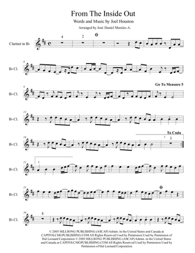 From The Inside Out (arr. José Daniel Morales A.)