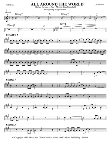All Around The World (arr. Jorge Juárez)