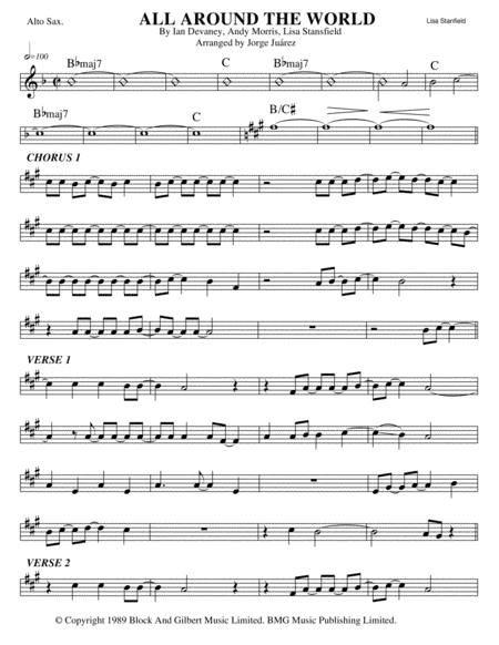 All Around The World (arr. Jorge Juárez)