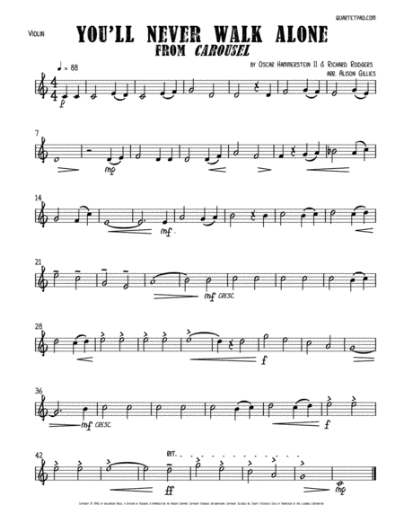 You'll Never Walk Alone (arr. Alison Gillies)