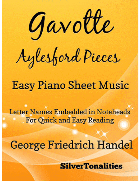 Gavotte Aylesford Pieces Easy Piano Sheet Music (arr. SilverTonalities)