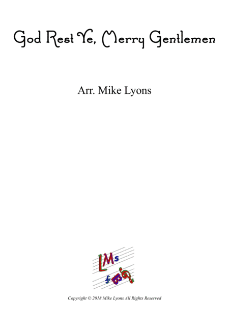 Clarinet Quintet - God Rest Ye, Merry Gentlemen (arr. Mike Lyons)