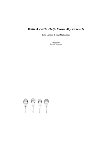 With A Little Help From My Friends (arr. Rory M. Thompson)