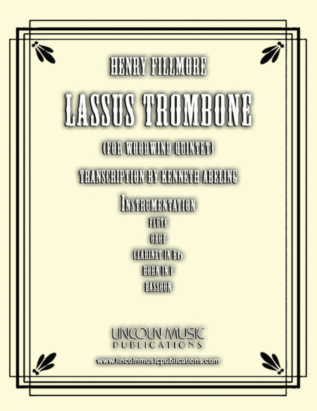 Lassus Trombone (for Woodwind Quintet) (arr. Kenneth Abeling)