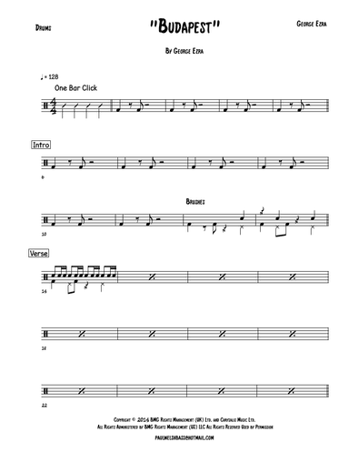 Budapest (arr. P Welsh)