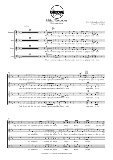 Filthy/gorgeous (arr. Silv Pybus)