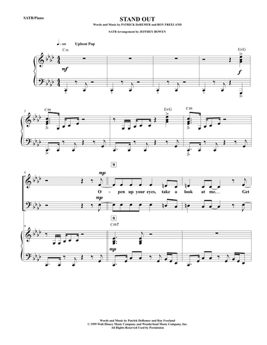 Stand Out (arr. Jeffrey Bowen)