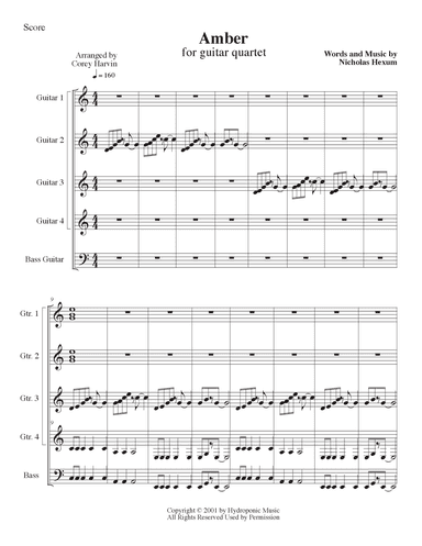 Amber (arr. Corey Harvin)