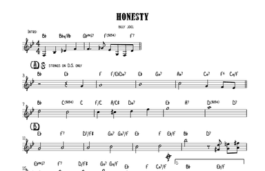 Honesty (arr. Sarah Jane Cion)