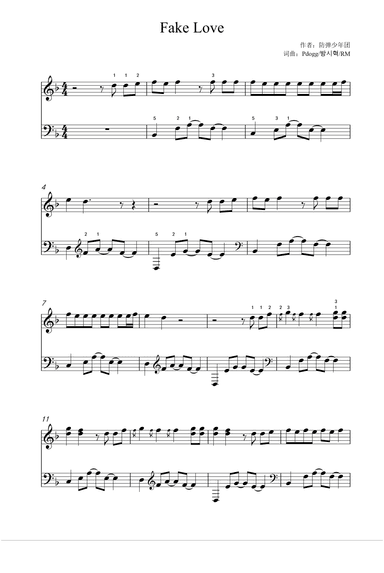 Fake Love (arr. BTS)