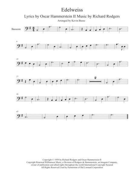 Edelweiss (arr. Kevin Busse)
