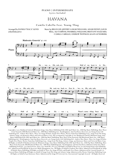 Havana (arr. Danilo "Daca" Alves)