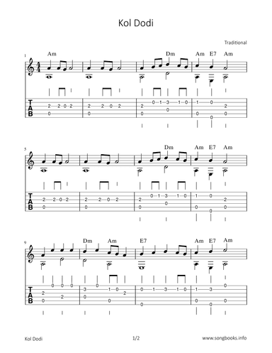 Kol Dodi (arr. Bettina Schipp)