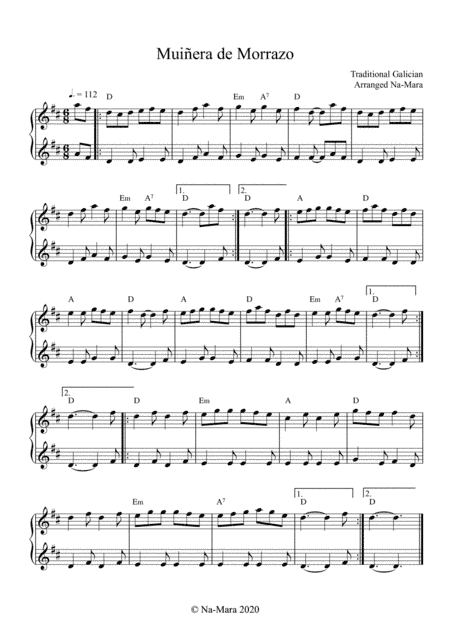 Muiñeira de Morrazo - Arranged by Na-Mara (arr. Na-Mara)
