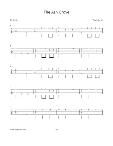The Ash Grove (arr. Bettina Schipp)