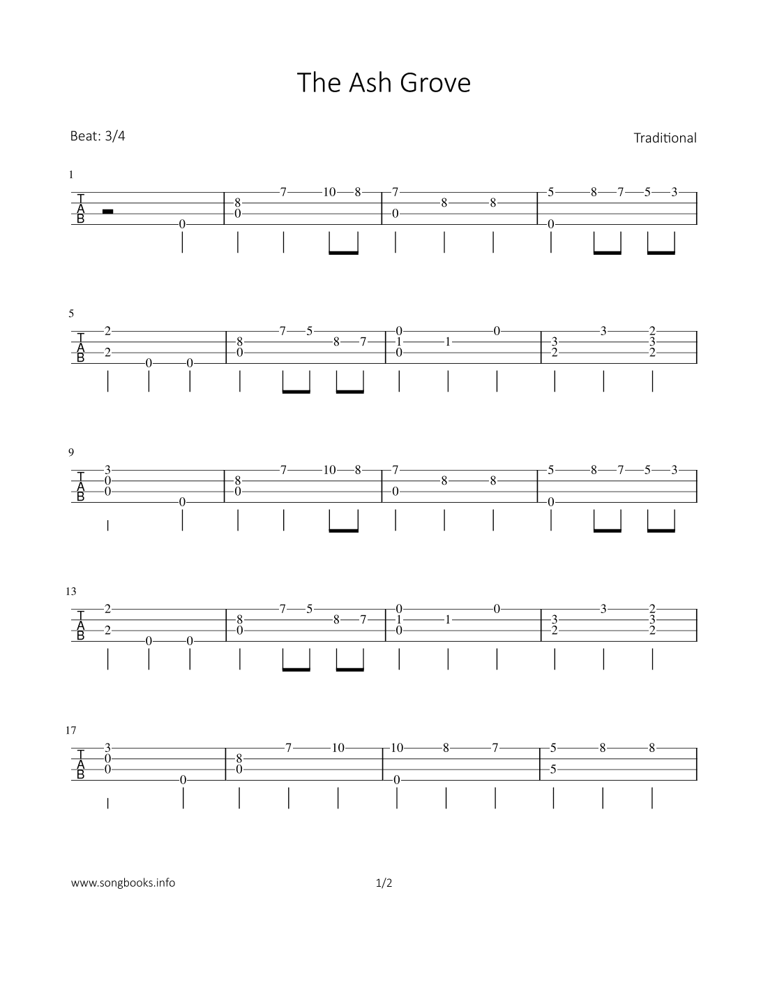 The Ash Grove (arr. Bettina Schipp)