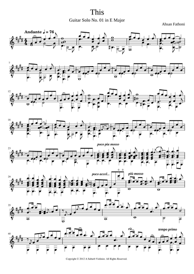 This - Guitar Solo No. 1