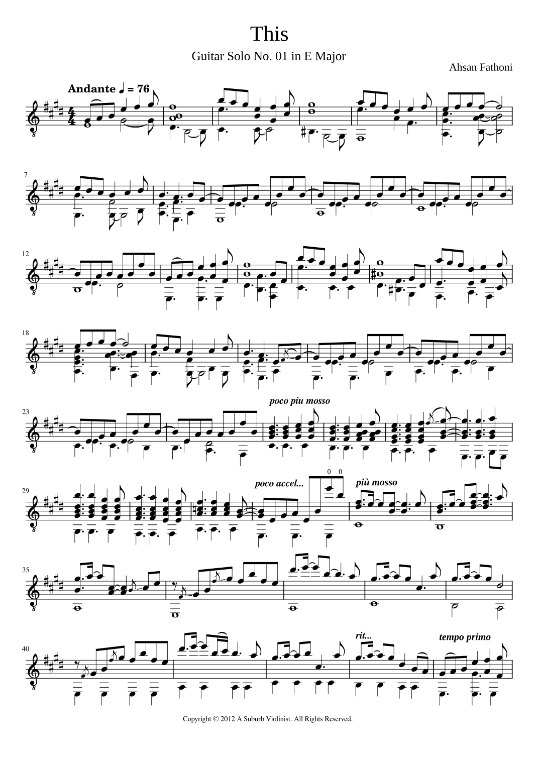 This - Guitar Solo No. 1