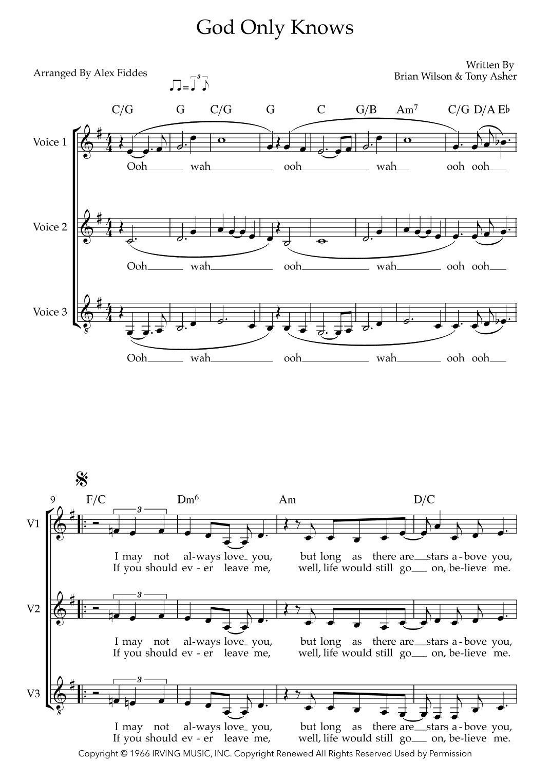 God Only Knows (arr. The Beach Boys)