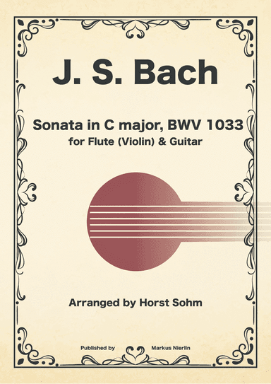 Bach Sonata BWV 1033 for Flute & Guitar (arr. Horst Sohm)