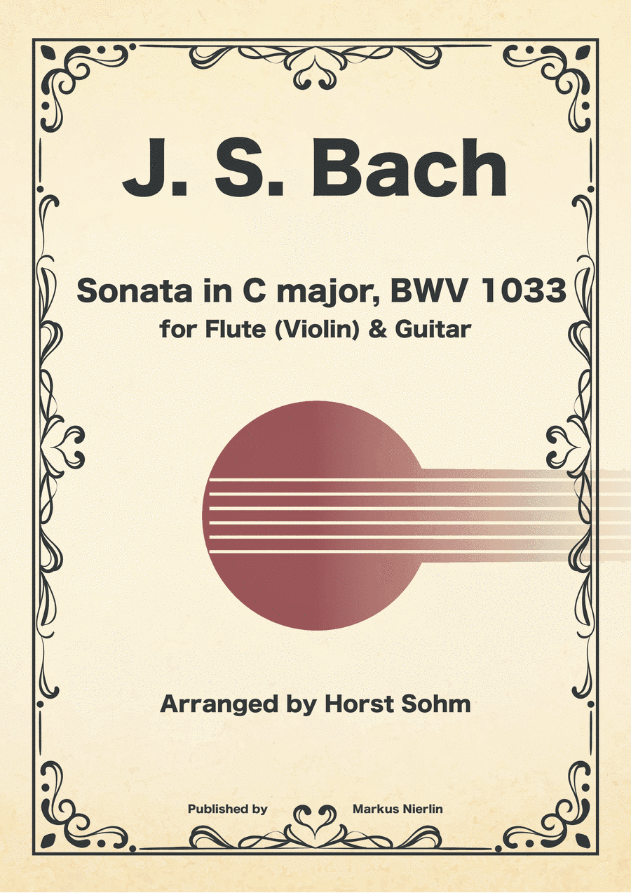 Bach Sonata BWV 1033 for Flute & Guitar (arr. Horst Sohm)