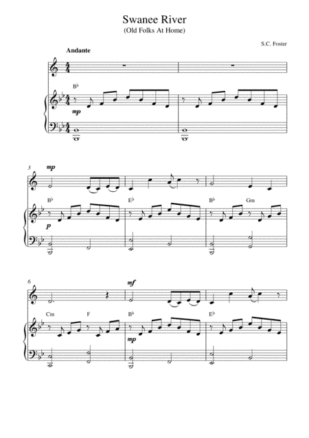Swanee River (Old Folks at Home) (arr. Kaiserin Rebecca)