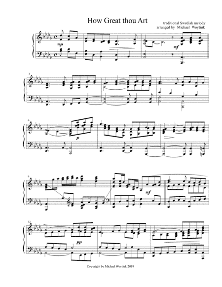 How Great Thou Art (arr. Michael Woytiuk)