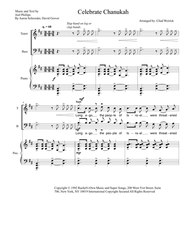 Chanukah (arr. Chad Weirick)