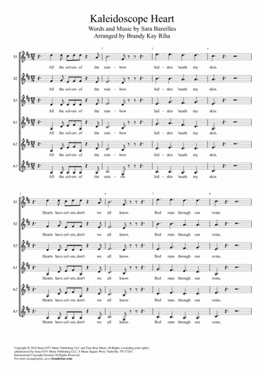 Kaleidoscope Heart (arr. BK Riha / Brandy Kay Riha)