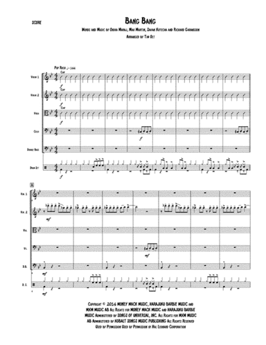 Bang Bang (rap Version) (arr. Tim Olt)
