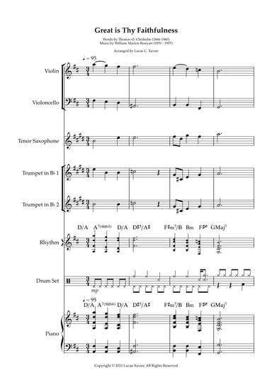 Great is Thy Faithfulness (arr. Lucas Couto Xavier)