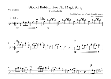 Bibbidi-bobbidi-boo (the Magic Song) (arr. Fabio Britto)