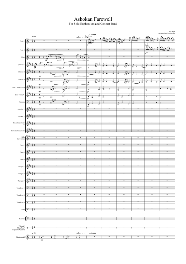 Ashokan Farewell (arr. Chris Holmes)