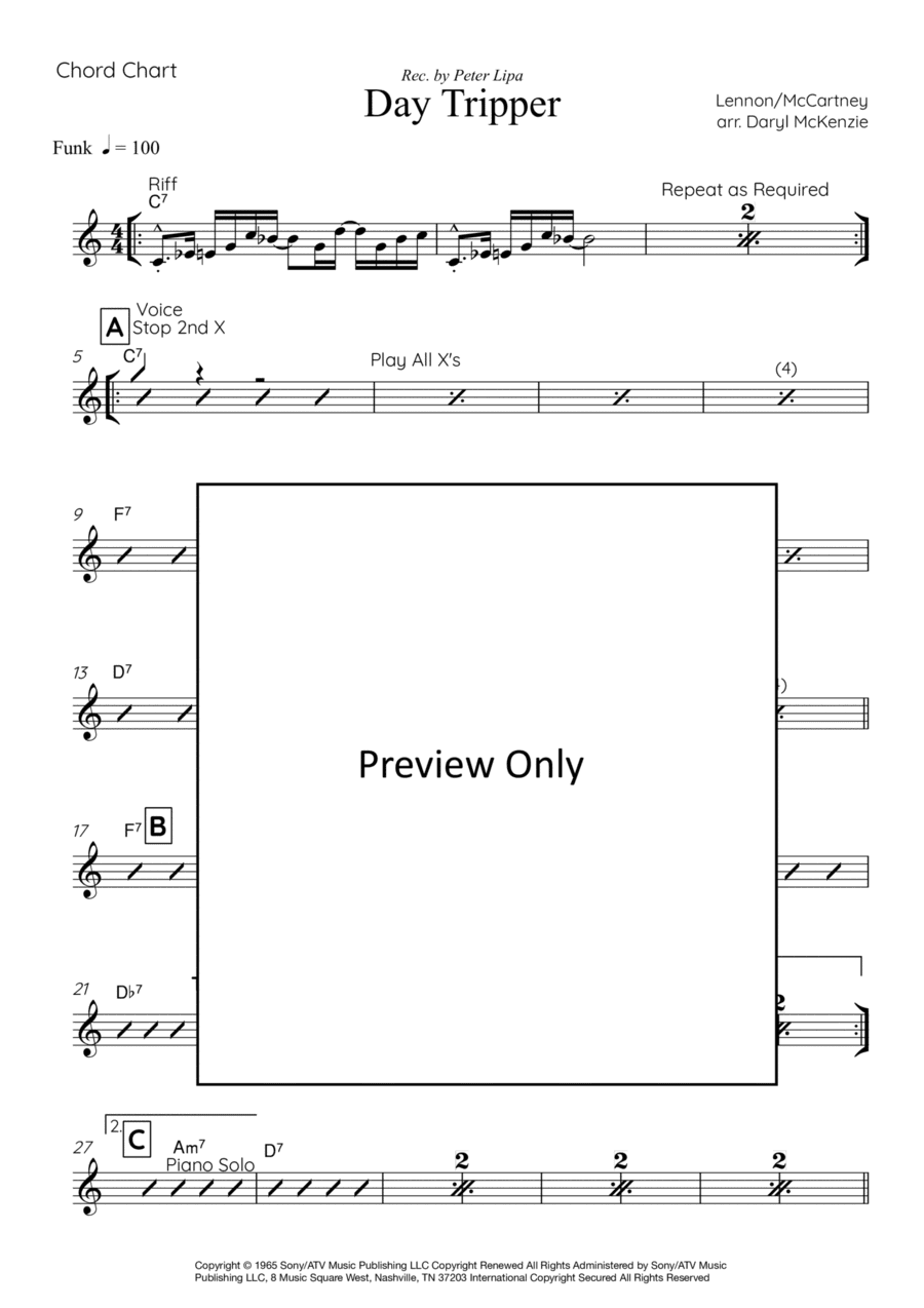 Day Tripper (arr. Daryl McKenzie)