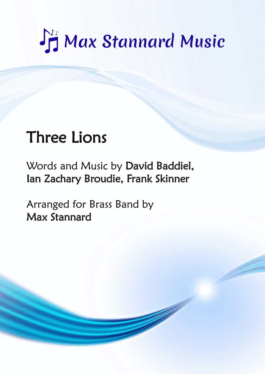 Three Lions (arr. Max Stannard)