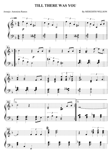 Till There Was You (arr. Antonieta Ramos Valverde)