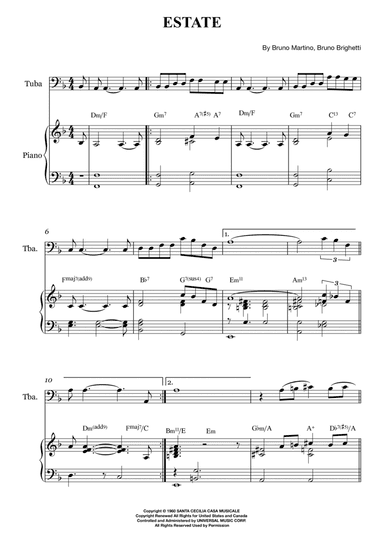 Estate (arr. Karen Rodrigues)