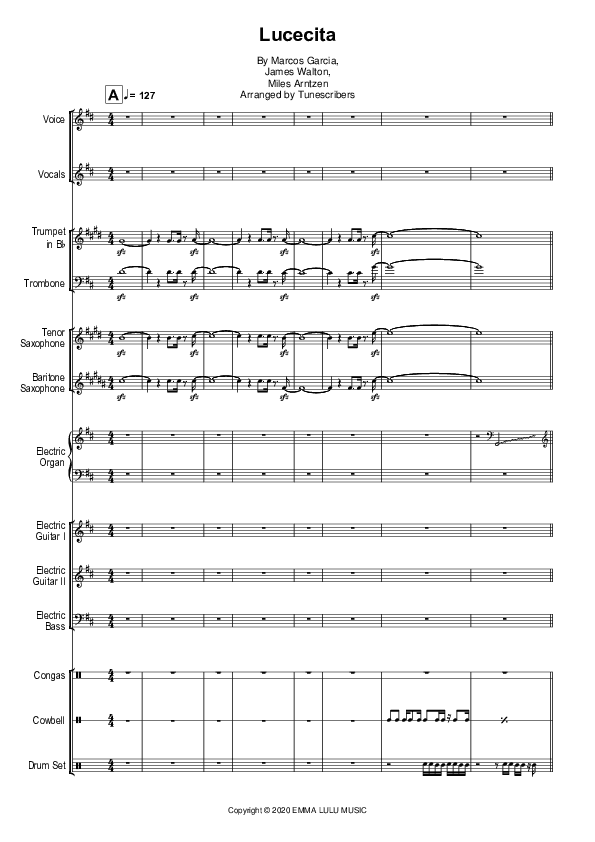 Lucecita (arr. Tunescribers)