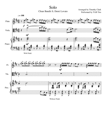 Solo (feat. Demi Lovato) (arr. Timothy Clark)