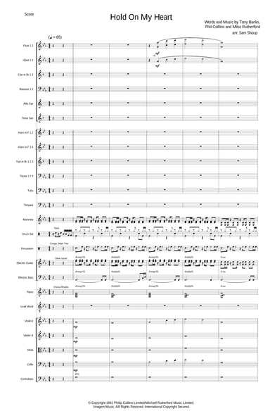 Hold On My Heart (arr. Sam Shoup)