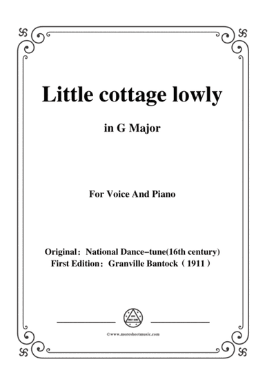 Bantock-Folksong,Little cottage lowly(Mazurek),in G Major,for Voice and Piano (arr. MSM)